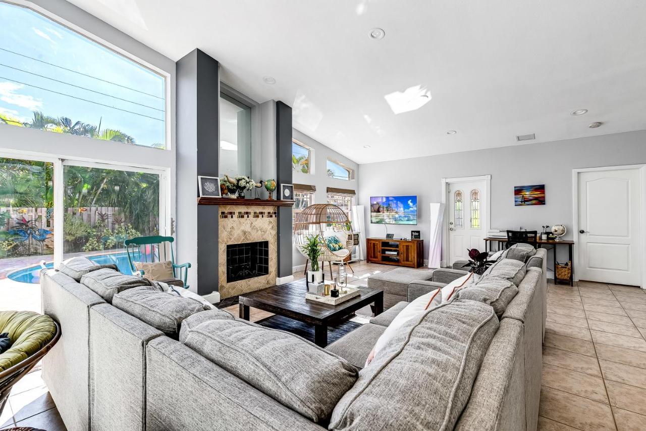 Spaces Sunny Oasis 4Br Retreat With 2 King Beds, Amazing Pool, Near South Florida Beaches Deerfield Beach Exterior photo